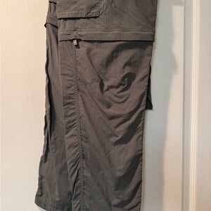 Forest Green Columbia Hiking Pants Zip Offs